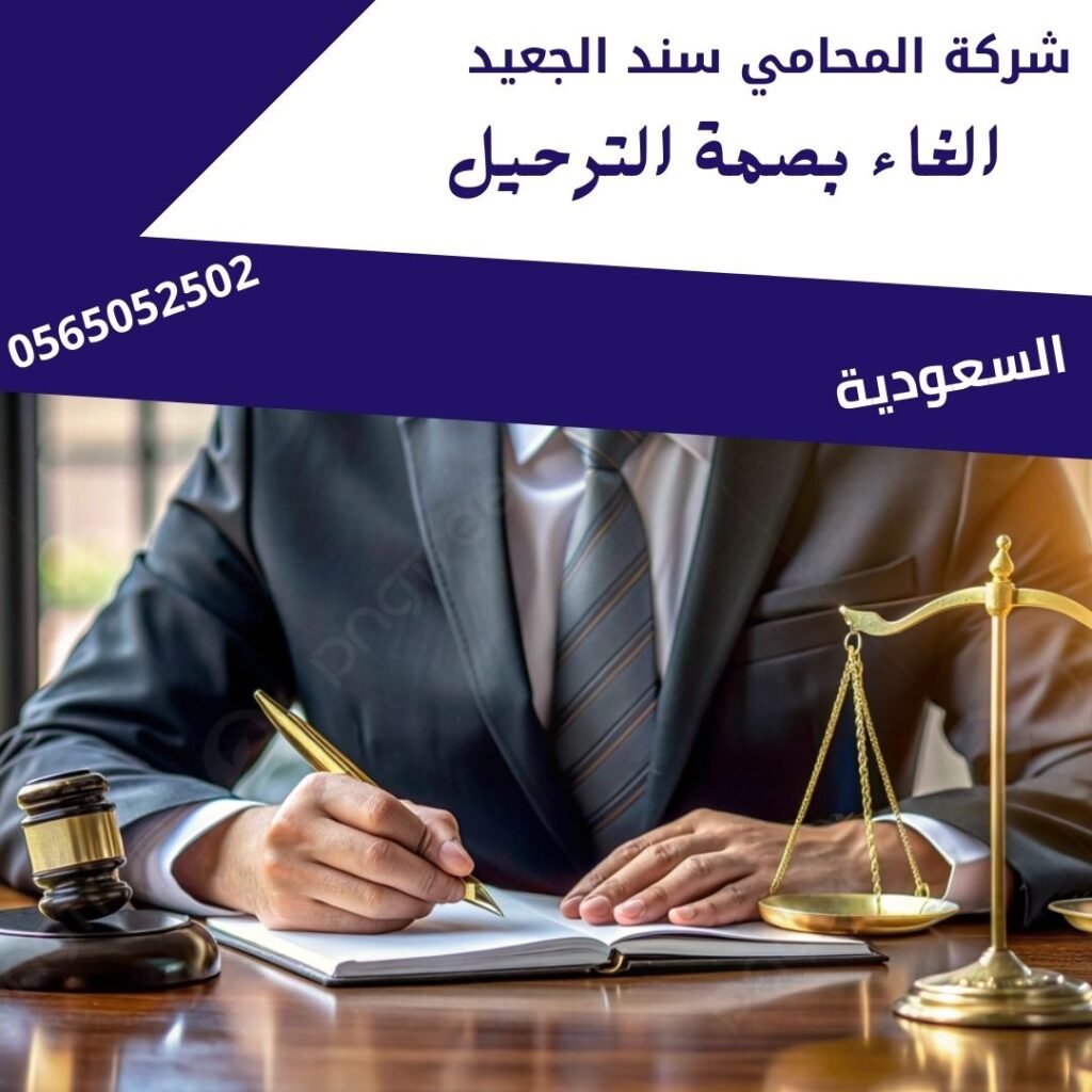 الغاء بصمة الترحيل