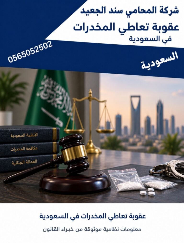 غلاف مقال عقوبة تعاطي المخدرات في السعودية